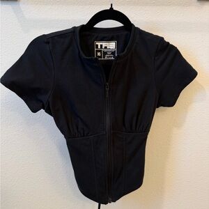 Ta3 Short Sleeve Corsety Top
